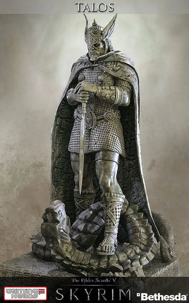 [Mamegyorai Limited Distribution] The Elder Scrolls V: Skyrim - Shrine of Talos 1/6 Statueㅤ – Gaming Heads – ActionFigure Brasil — ângulo diferente