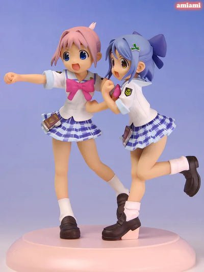 Manabi Straight! - Manami Amamiya & Mika Inamori White School Swimsuit Ver.ㅤ – Puella Magi Madoka Magica – ActionFigureBrasil — ângulo diferente