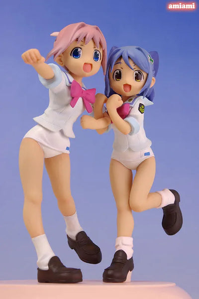 Manabi Straight! - Manami Amamiya & Mika Inamori White School Swimsuit Ver.ㅤ – Puella Magi Madoka Magica – ActionFigureBrasil — ambientada