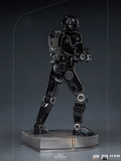 Mandalorian Iron Studios Statue Battle Diorama Series Dark Trooperㅤ – Iron Studios – ActionFigure Brasil — embalagem