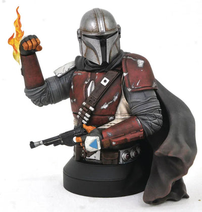 "Mandalorian" Mini Bust Mandalorian Mark. 1ㅤ – Diamond Select – ActionFigure Brasil