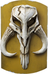 Mandalorian Skull Plaque