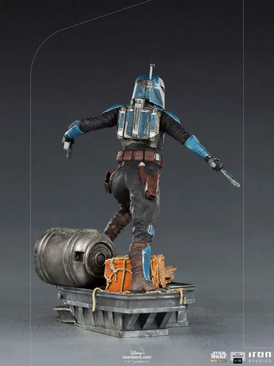 Mandalorian Statue "Battle Diorama Series" 1/10 Bo-Katan Kryzeㅤ – Iron Studios – ActionFigure Brasil — embalagem