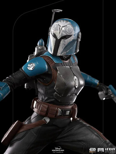 Mandalorian Statue "Battle Diorama Series" 1/10 Bo-Katan Kryzeㅤ – Iron Studios – ActionFigure Brasil — acessórios