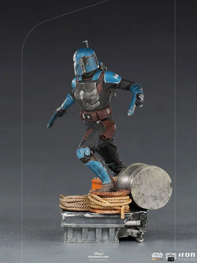 Mandalorian Statue "Battle Diorama Series" 1/10 Bo-Katan Kryzeㅤ – Iron Studios – ActionFigure Brasil — embalagem
