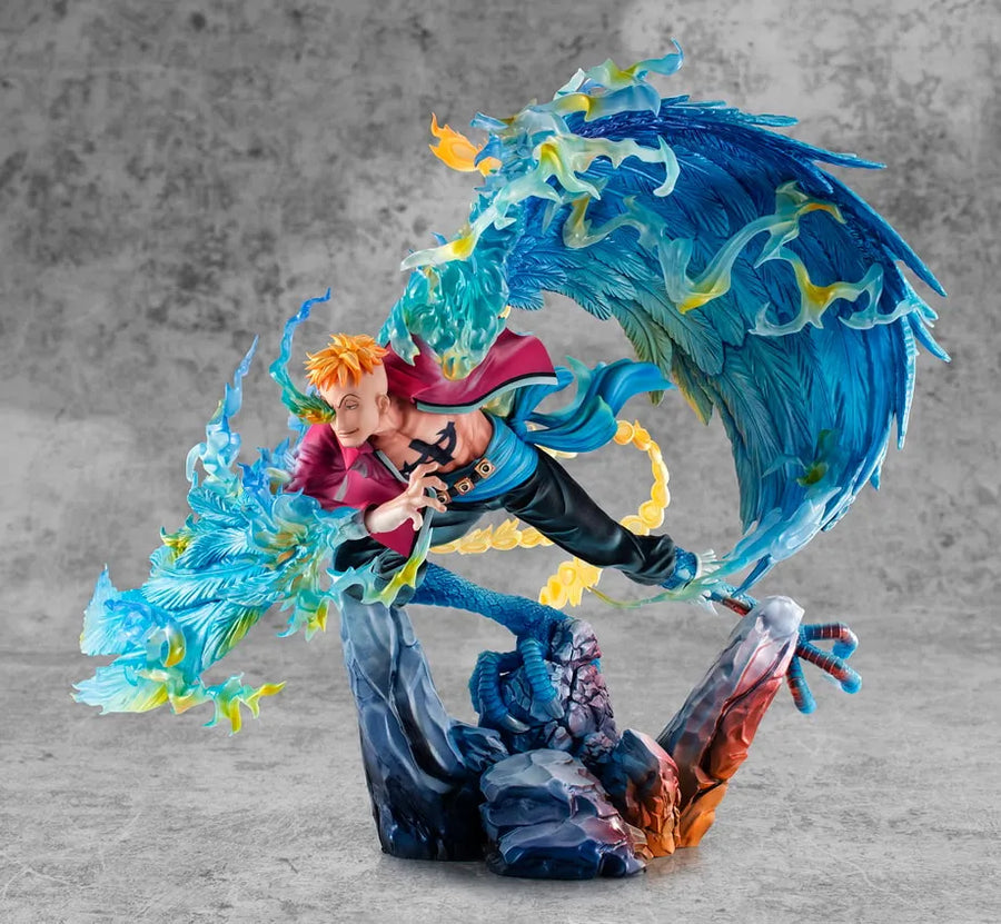 Marco the Phoenix (Leader of the 1st Group of Whitebeard Pirates Version) – MegaHouse – ActionFigure Brasil