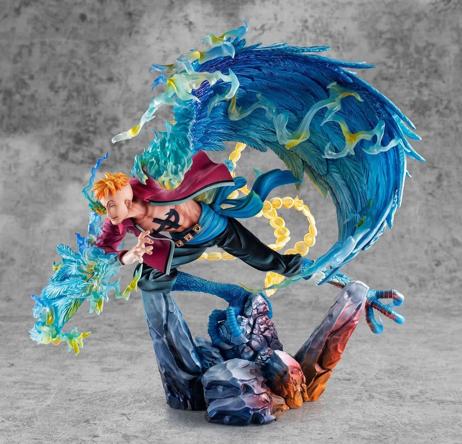 Marco the Phoenix (Leader of the 1st Group of Whitebeard Pirates Version) – MegaHouse – ActionFigure Brasil