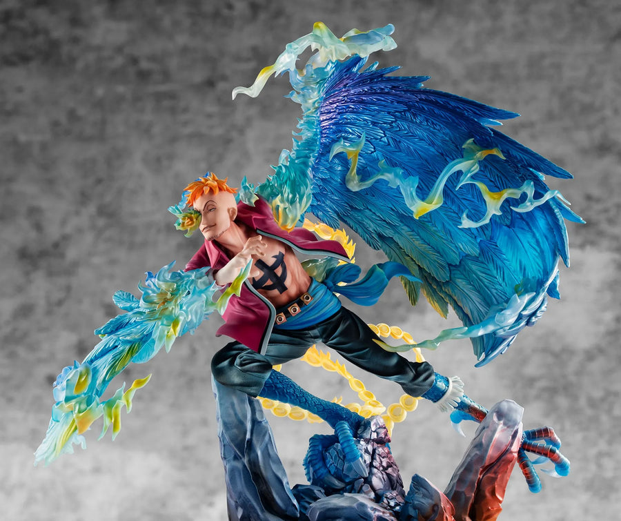 Marco the Phoenix (Leader of the 1st Group of Whitebeard Pirates Version) – MegaHouse – ActionFigure Brasil