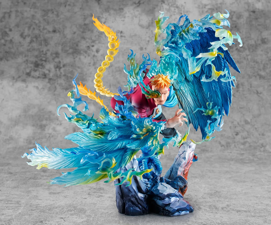 Marco the Phoenix (Leader of the 1st Group of Whitebeard Pirates Version) – MegaHouse – ActionFigure Brasil