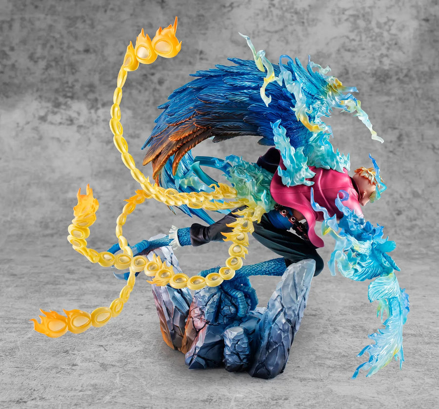 Marco the Phoenix (Leader of the 1st Group of Whitebeard Pirates Version) – MegaHouse – ActionFigure Brasil