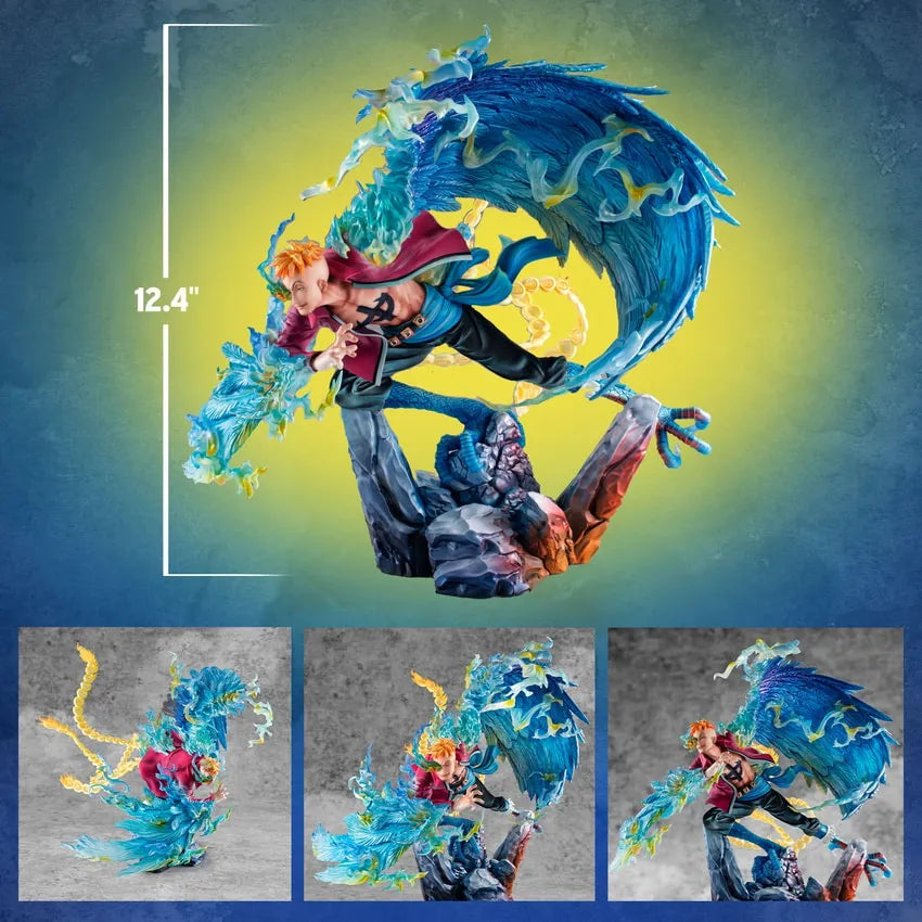 Marco the Phoenix (Leader of the 1st Group of Whitebeard Pirates Version) – MegaHouse – ActionFigure Brasil