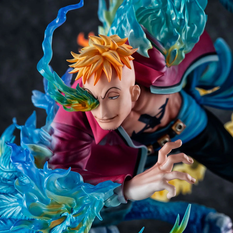 Marco the Phoenix (Leader of the 1st Group of Whitebeard Pirates Version) – MegaHouse – ActionFigure Brasil