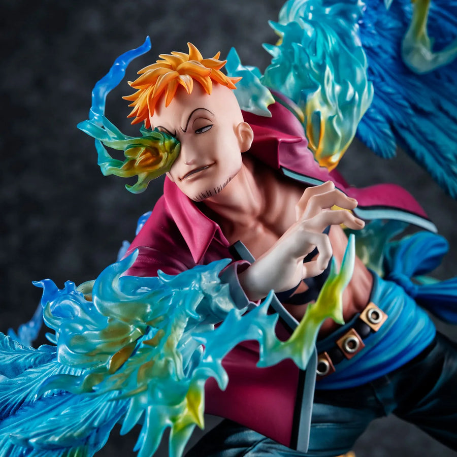 Marco the Phoenix (Leader of the 1st Group of Whitebeard Pirates Version) – MegaHouse – ActionFigure Brasil