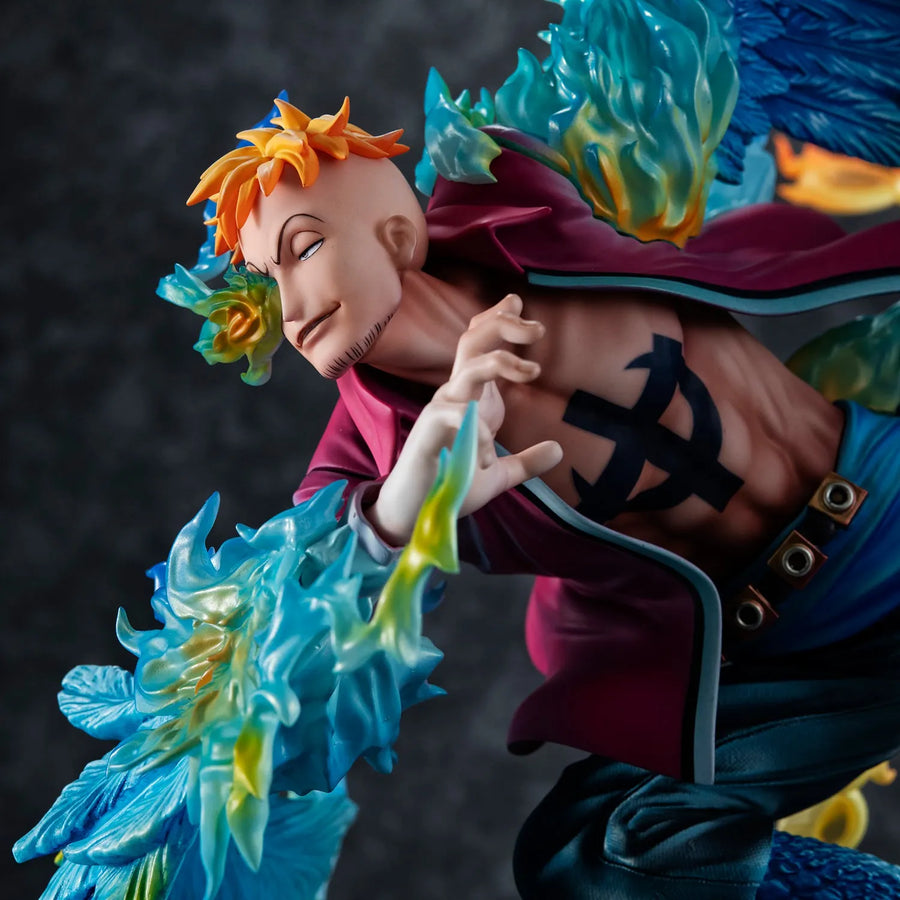 Marco the Phoenix (Leader of the 1st Group of Whitebeard Pirates Version) – MegaHouse – ActionFigure Brasil