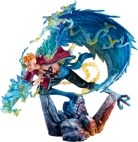 Marco the Phoenix (Leader of the 1st Group of Whitebeard Pirates Version) – MegaHouse – ActionFigure Brasil