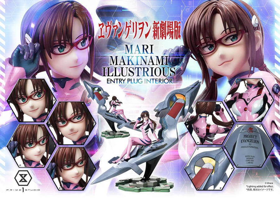 Mari Makinami Illustrious (Entry Plug Interior) (Bonus Version) Evangelion – Prime1Studio – ActionFigure Brasil