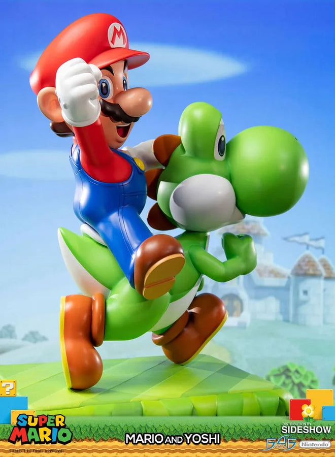 Mario and Yoshi - LIMITED EDITION: 1300 – First 4 Figures – ActionFigure Brasil