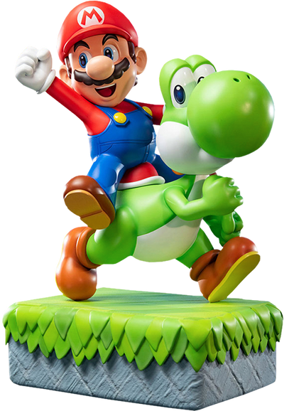 Mario and Yoshi - LIMITED EDITION: 1300 – First 4 Figures – ActionFigure Brasil — ambientada