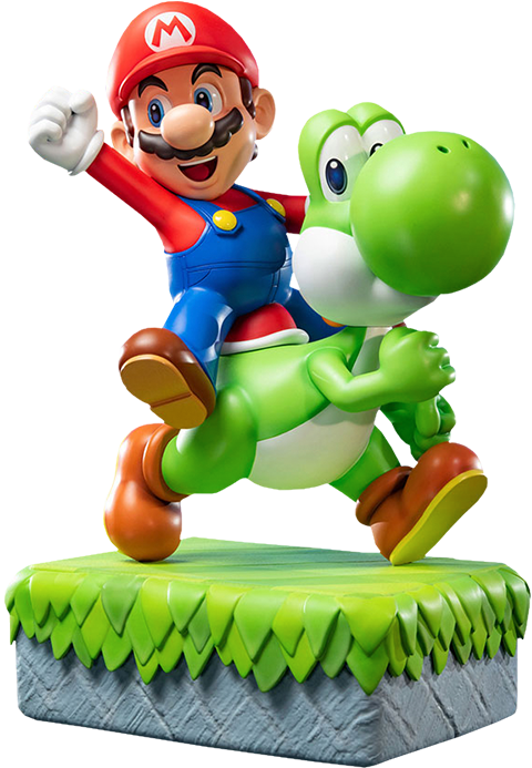 Mario and Yoshi - LIMITED EDITION: 1300 – First 4 Figures – ActionFigure Brasil