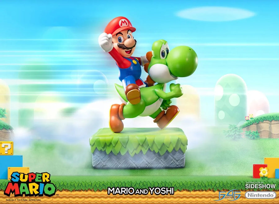 Mario and Yoshi - LIMITED EDITION: 1300 – First 4 Figures – ActionFigure Brasil