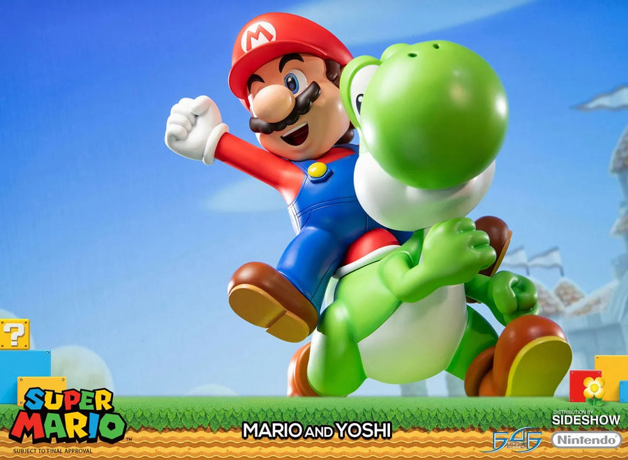 Mario and Yoshi - LIMITED EDITION: 1300 – First 4 Figures – ActionFigure Brasil