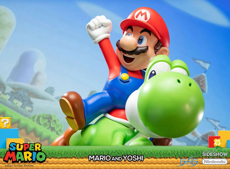 Mario and Yoshi - LIMITED EDITION: 1300 – First 4 Figures – ActionFigure Brasil