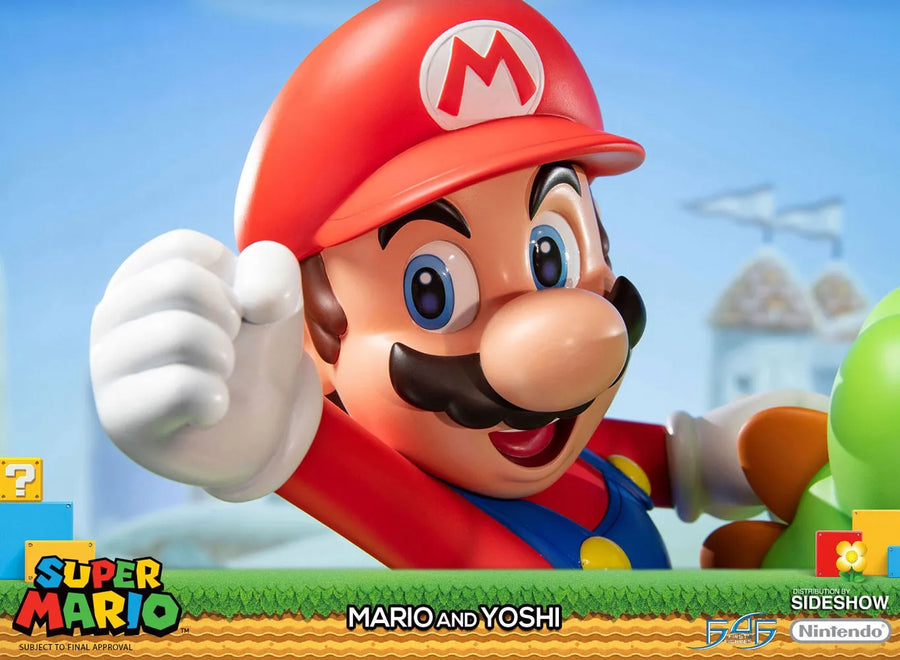 Mario and Yoshi - LIMITED EDITION: 1300 – First 4 Figures – ActionFigure Brasil