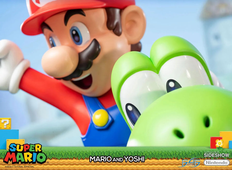 Mario and Yoshi - LIMITED EDITION: 1300 – First 4 Figures – ActionFigure Brasil