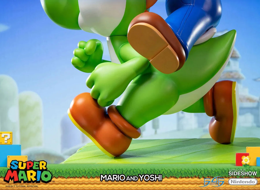 Mario and Yoshi - LIMITED EDITION: 1300 – First 4 Figures – ActionFigure Brasil
