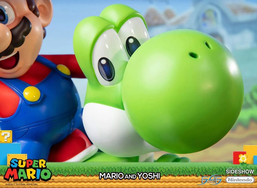 Mario and Yoshi - LIMITED EDITION: 1300 – First 4 Figures – ActionFigure Brasil