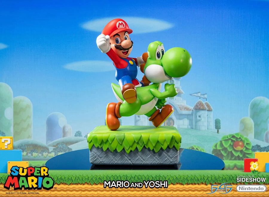 Mario and Yoshi - LIMITED EDITION: 1300 – First 4 Figures – ActionFigure Brasil