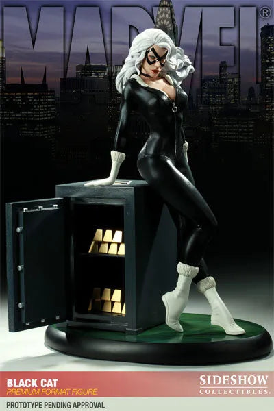 Marvel - 1/4 Scale Premium Figure: Black Catㅤ – Sideshow Collectibles – ActionFigureBrasil