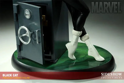 Marvel - 1/4 Scale Premium Figure: Black Catㅤ – Sideshow Collectibles – ActionFigureBrasil — com base expositora