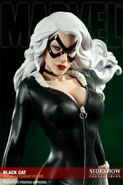 Marvel - 1/4 Scale Premium Figure: Black Catㅤ – Sideshow Collectibles – ActionFigureBrasil