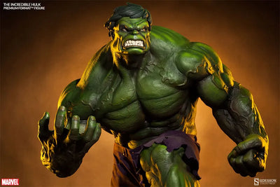 Marvel 1/4 Scale Premium Figure Incredible Hulkㅤ – Sideshow Collectibles – ActionFigure Brasil — ângulo diferente