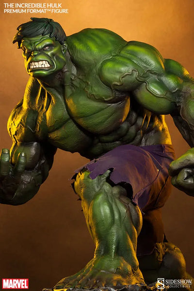 Marvel 1/4 Scale Premium Figure Incredible Hulkㅤ – Sideshow Collectibles – ActionFigure Brasil — close
