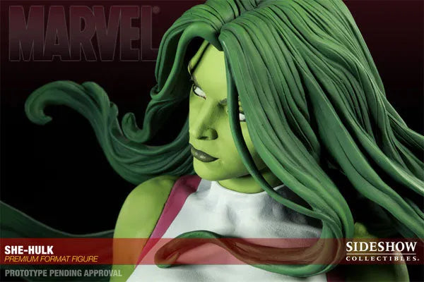 Marvel - 1/4 Scale Premium Figure: She-Hulkㅤ – Sideshow Collectibles – ActionFigure Brasil