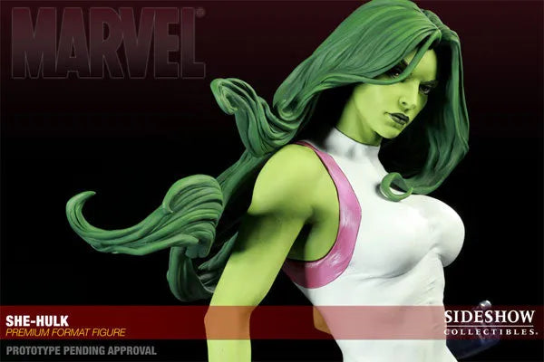 Marvel - 1/4 Scale Premium Figure: She-Hulkㅤ – Sideshow Collectibles – ActionFigure Brasil