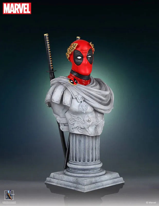 Marvel Comics - Mini Bust: Deadpool Caesarㅤ – Gantaku – ActionFigure Brasil