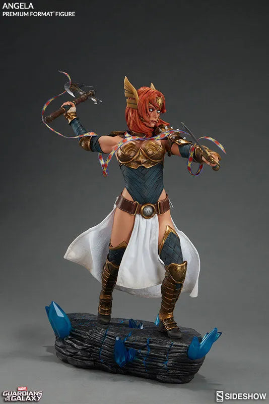 Marvel Comics - Premium Format Figure: Angelaㅤ – Sideshow Collectibles – ActionFigure Brasil