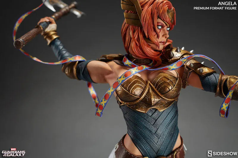 Marvel Comics - Premium Format Figure: Angelaㅤ – Sideshow Collectibles – ActionFigure Brasil