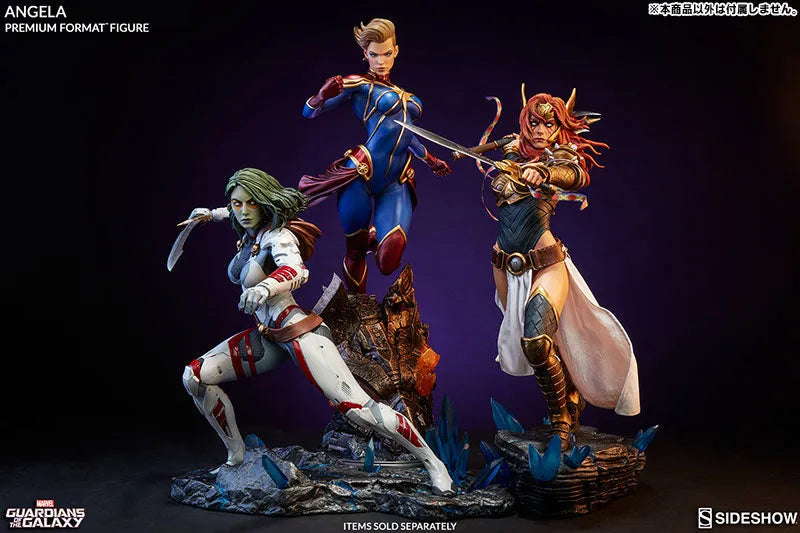 Marvel Comics - Premium Format Figure: Angelaㅤ – Sideshow Collectibles – ActionFigure Brasil