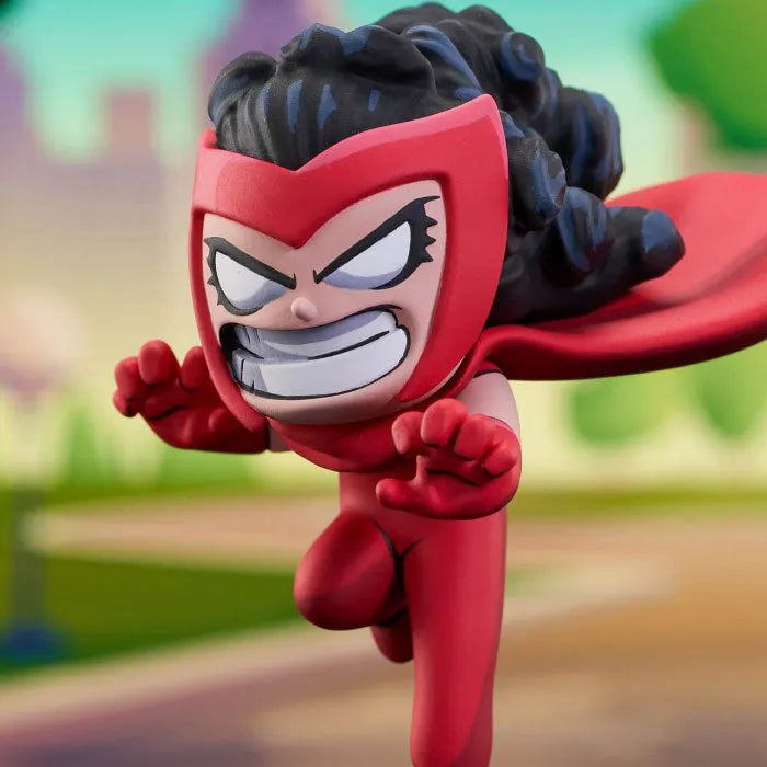 Marvel Comics / Scarlet Witch Animated Mini Statueㅤ – Diamond Select Toys – ActionFigureBrasil