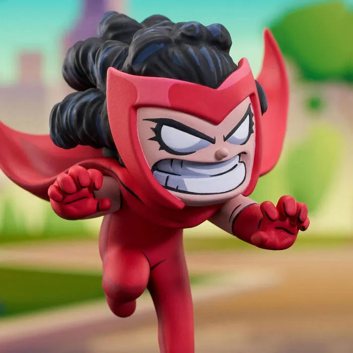 Marvel Comics / Scarlet Witch Animated Mini Statueㅤ – Diamond Select Toys – ActionFigureBrasil