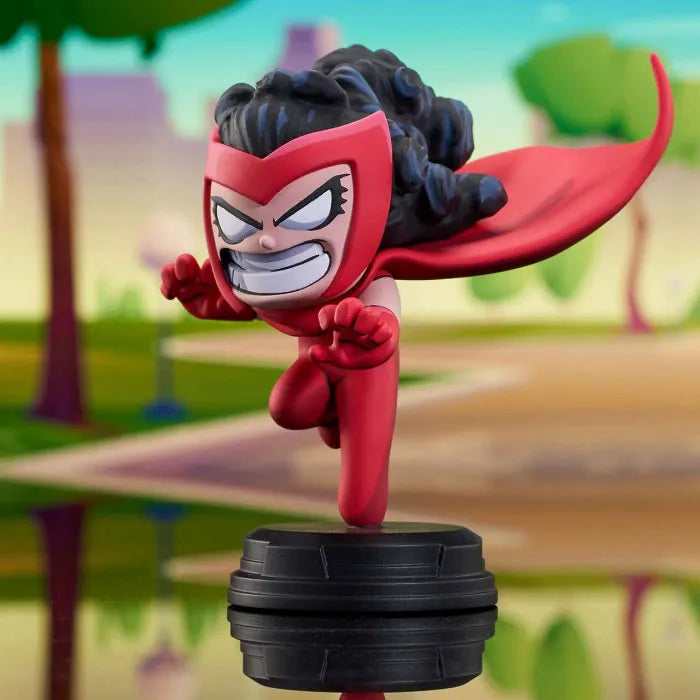 Marvel Comics / Scarlet Witch Animated Mini Statueㅤ – Diamond Select Toys – ActionFigureBrasil