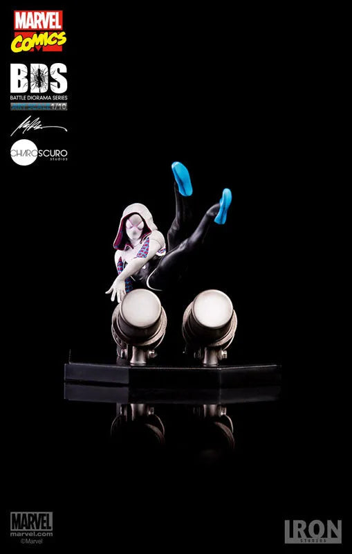 Marvel Comics - Spider Gwien 1/10 Battle Diorama Series Art Scale Statueㅤ – Iron Studios – ActionFigure Brasil