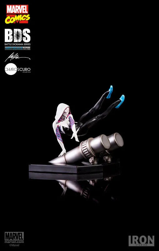Marvel Comics - Spider Gwien 1/10 Battle Diorama Series Art Scale Statueㅤ – Iron Studios – ActionFigure Brasil