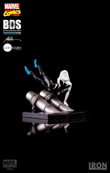 Marvel Comics - Spider Gwien 1/10 Battle Diorama Series Art Scale Statueㅤ – Iron Studios – ActionFigureBrasil — acessórios