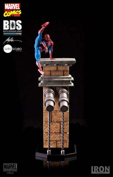 Marvel Comics - Spider-Man 1/10 Battle Diorama Series Art Scale Statueㅤ – Iron Studios – ActionFigureBrasil — ângulo diferente