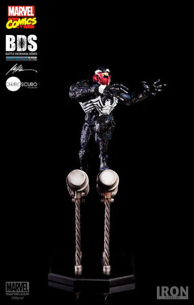 Marvel Comics - Venom 1/10 Battle Diorama Series Art Scale Statueㅤ – IRON STUDIOS/豆魚雷 – ActionFigureBrasil — com base expositora